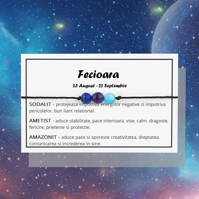 Bratara zodia FECIOARA