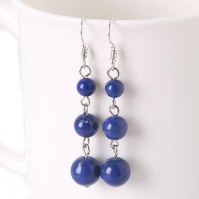 Cercei LAPIS LAZULI bilute