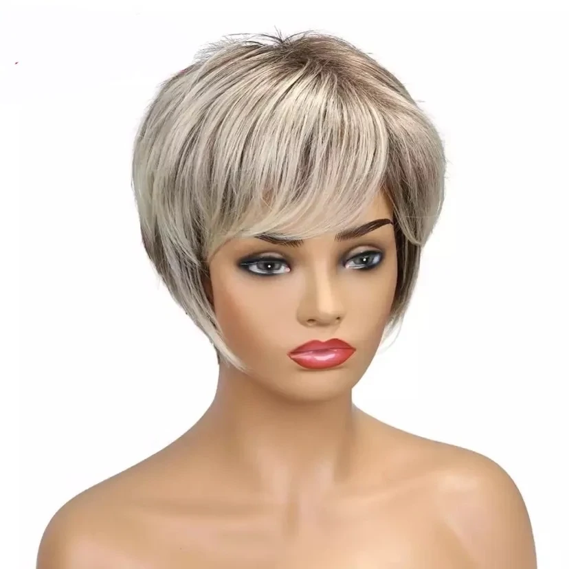 Peruca Blond Cenusiu