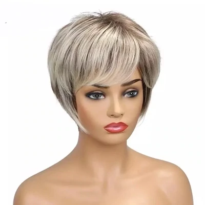 Peruca Blond Cenusiu