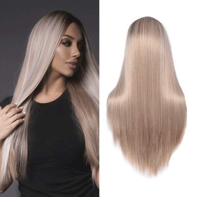 Peruca Blonda fara breton