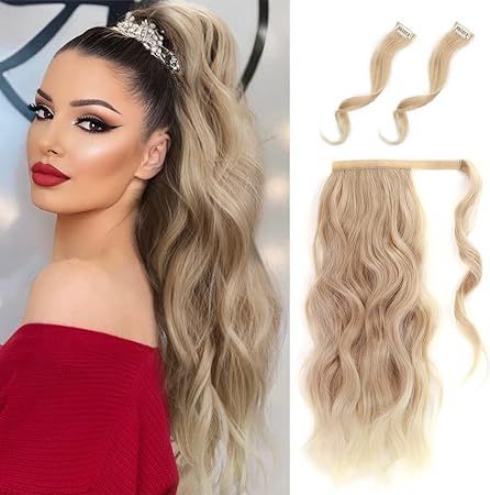 Coada Blond Cenusiu ondulata deasa