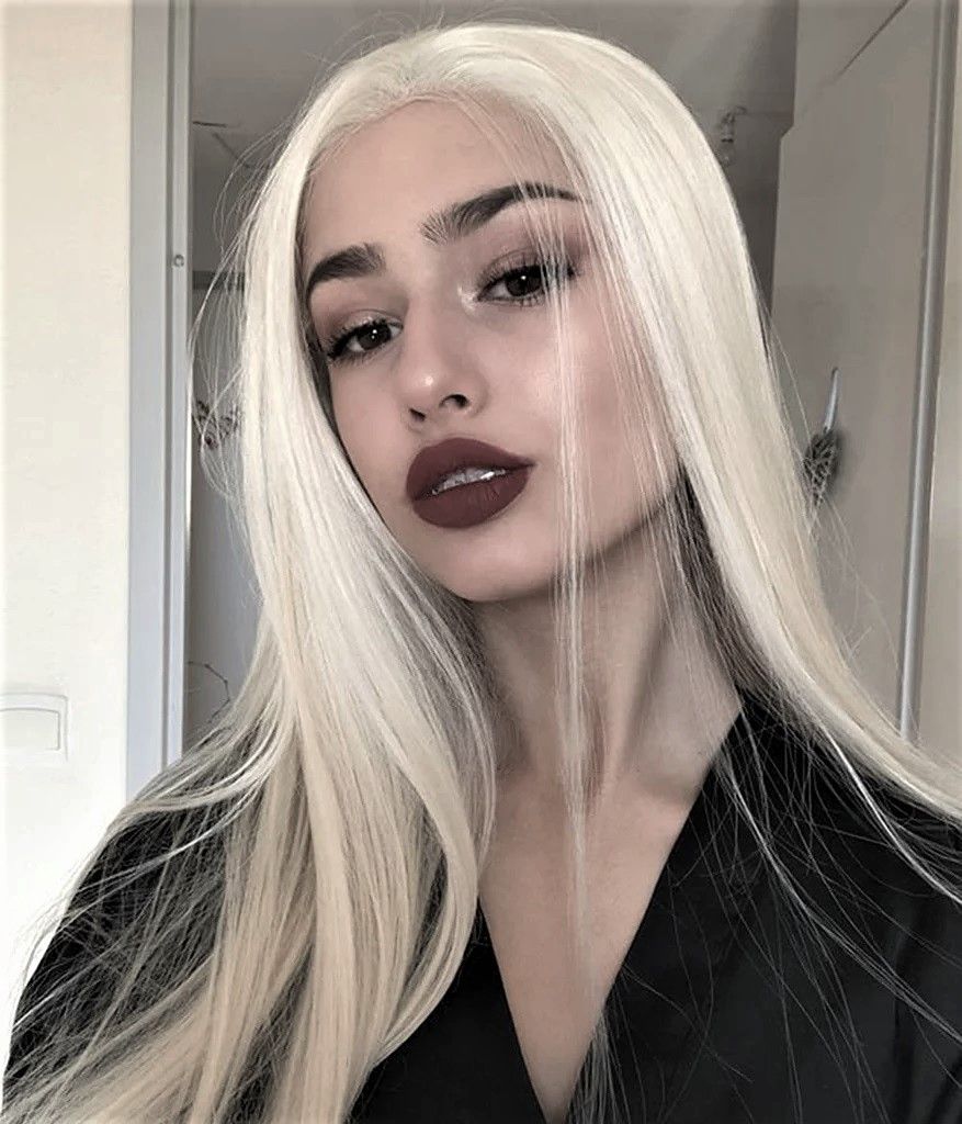 Peruca Blond Platinat