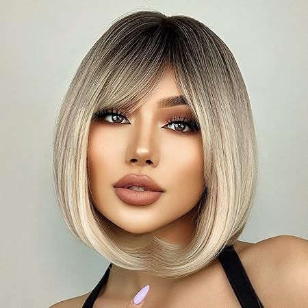 Peruca Ombre Blond suvitat