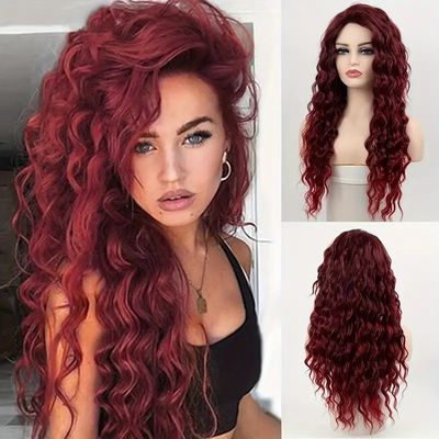 Peruca BURGUNDY creata