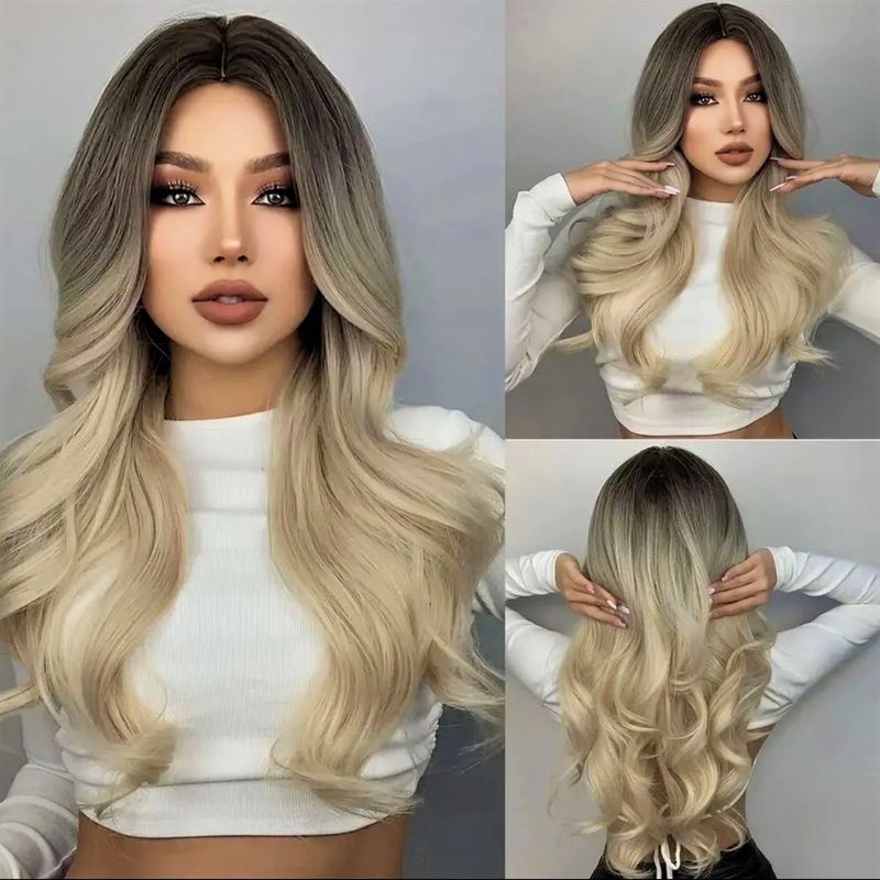 Peruca Ombre Blond deschis