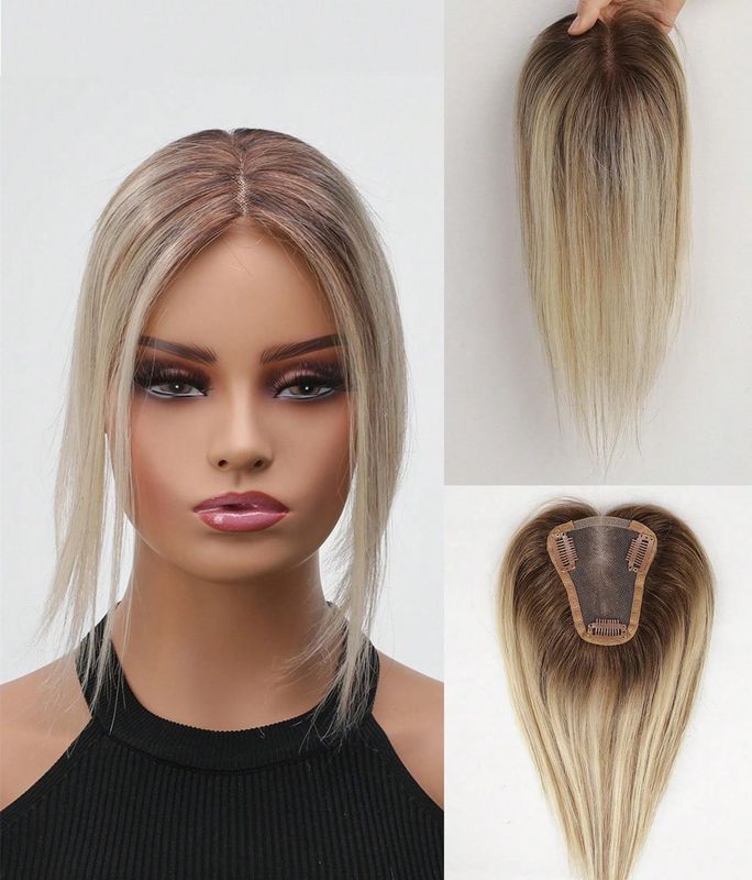 Topper Blond din par natural