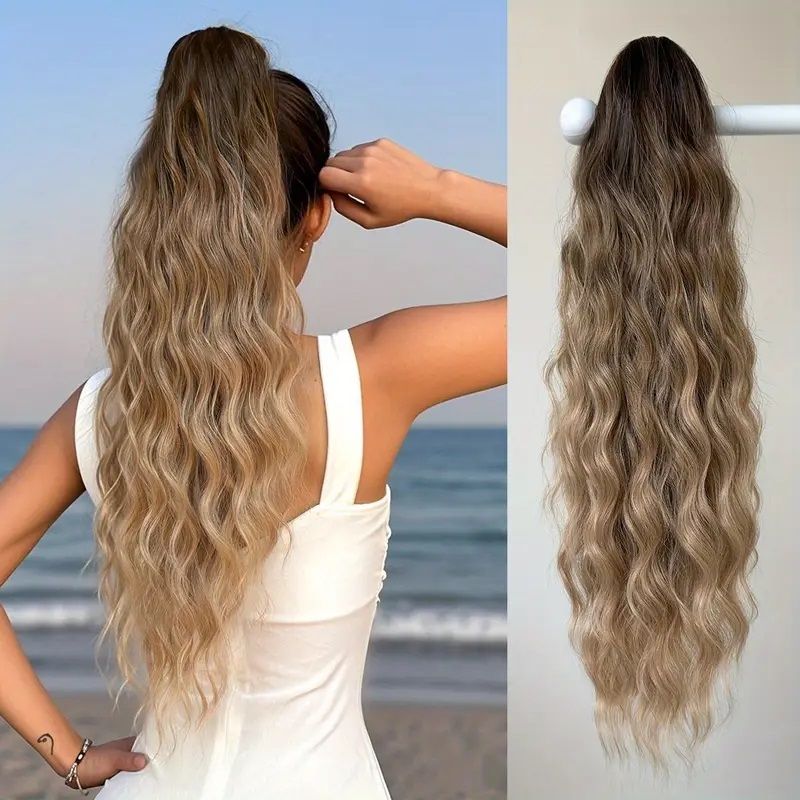 Coada creata Ombre Blond inchis