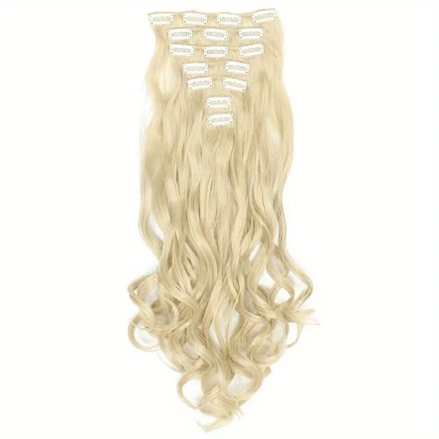 Extensii BLOND CENUSIU ondulate