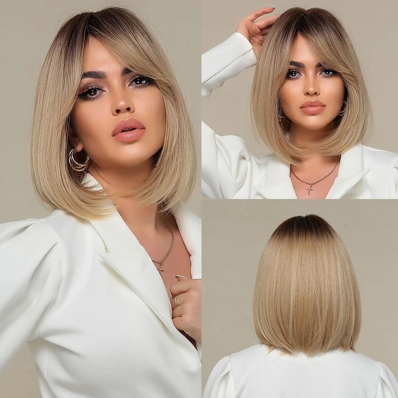 Peruca Ombre Blond