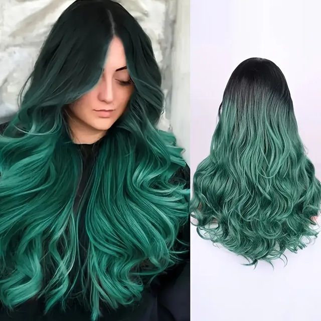 Peruca Verde Peruca Verde