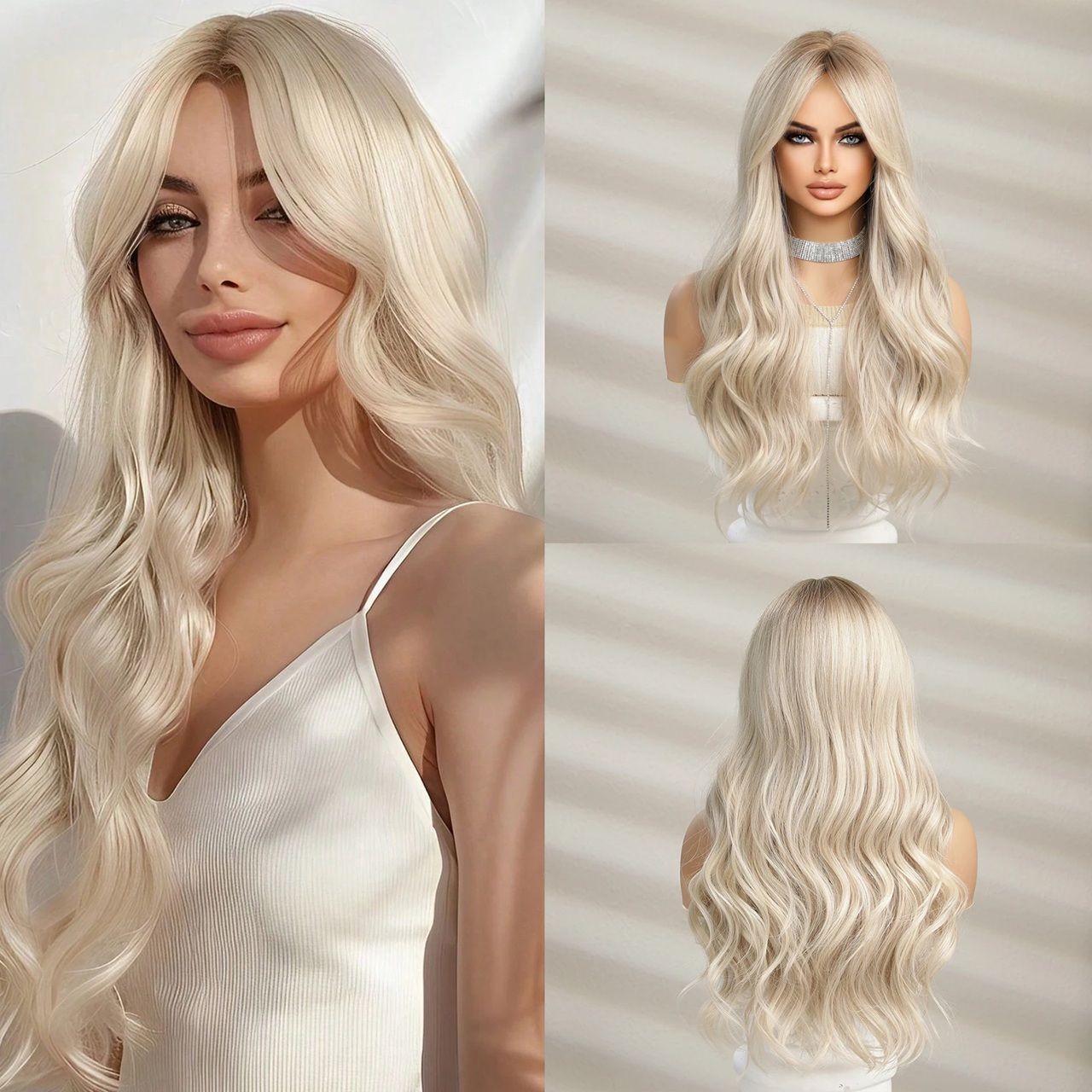 Peruca Blond deschis