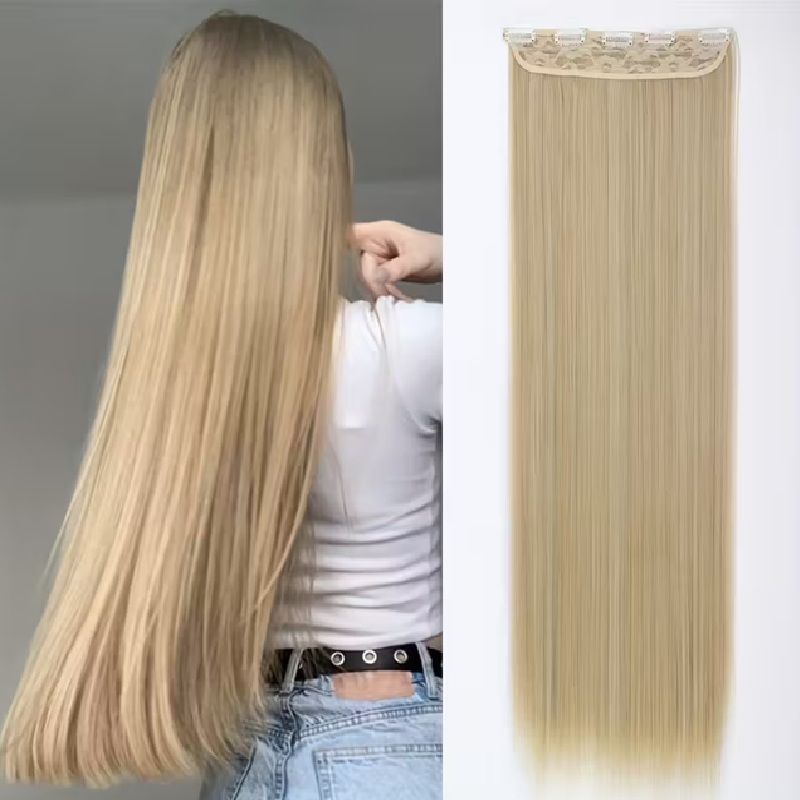 Extensii Blond cenusiu (80 cm)