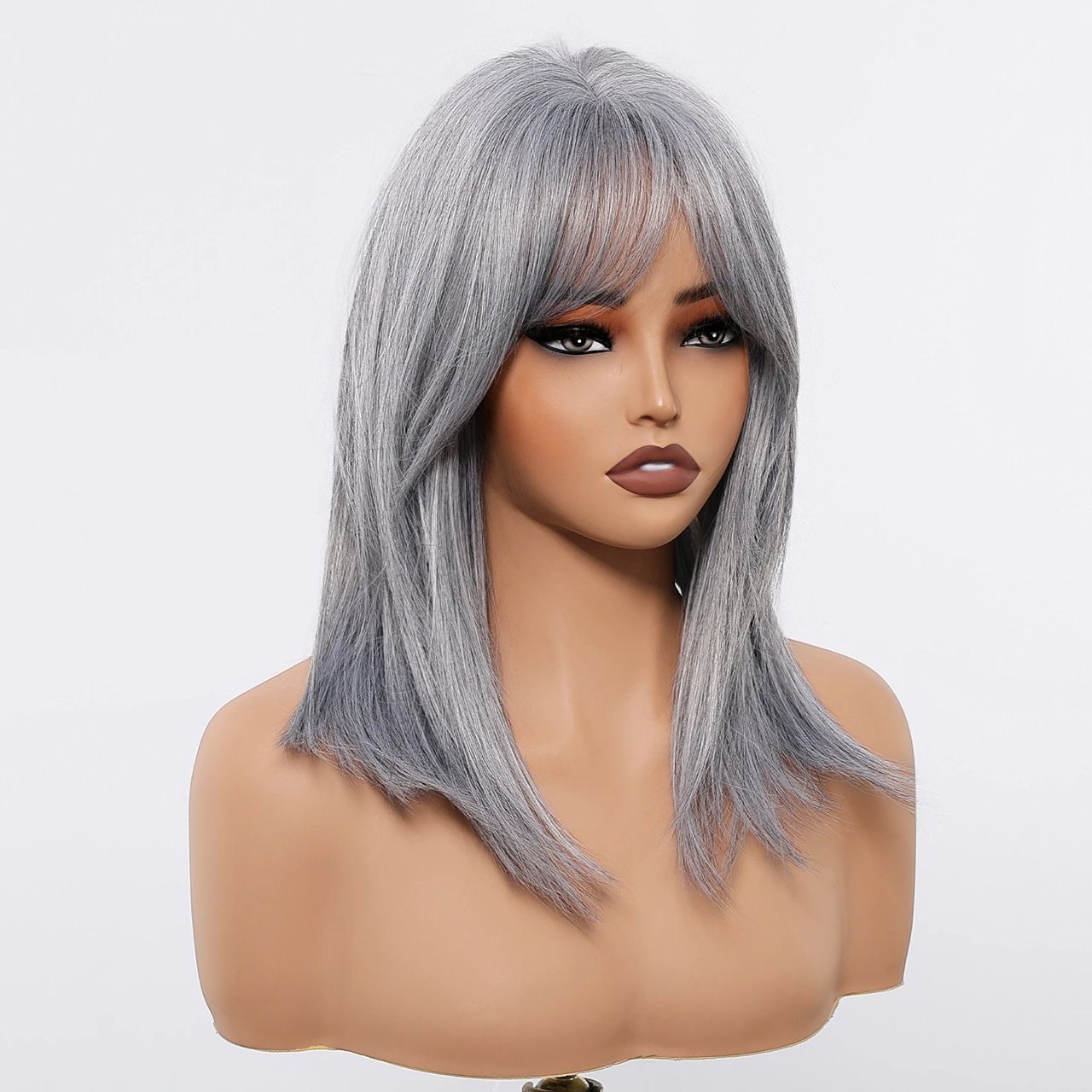 Peruca Argintie medie Peruca Argintie medie