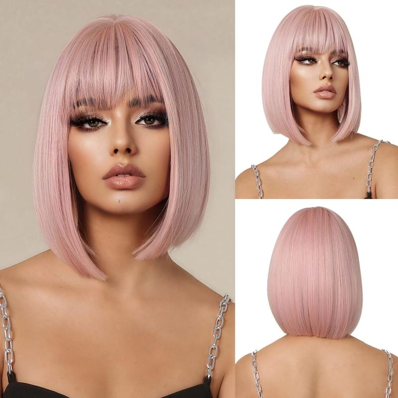 Peruca ROZ pudrat Peruca ROZ pudrat