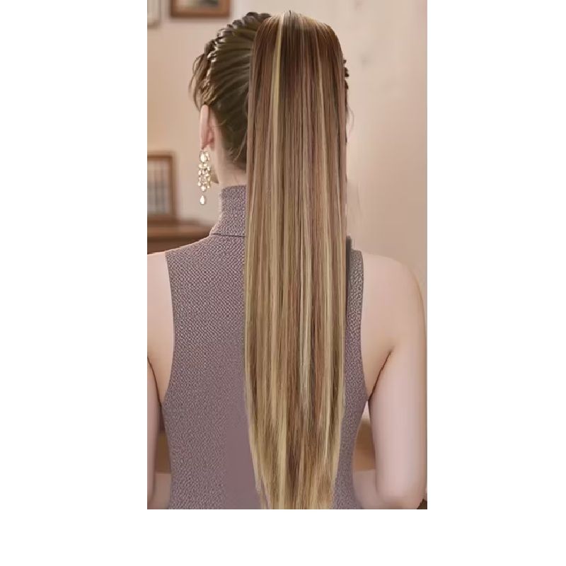 Coada Blond Nisipiu suvitat pentru coc