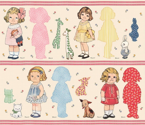 Paper Dolls - Blue Hill - Panels 2