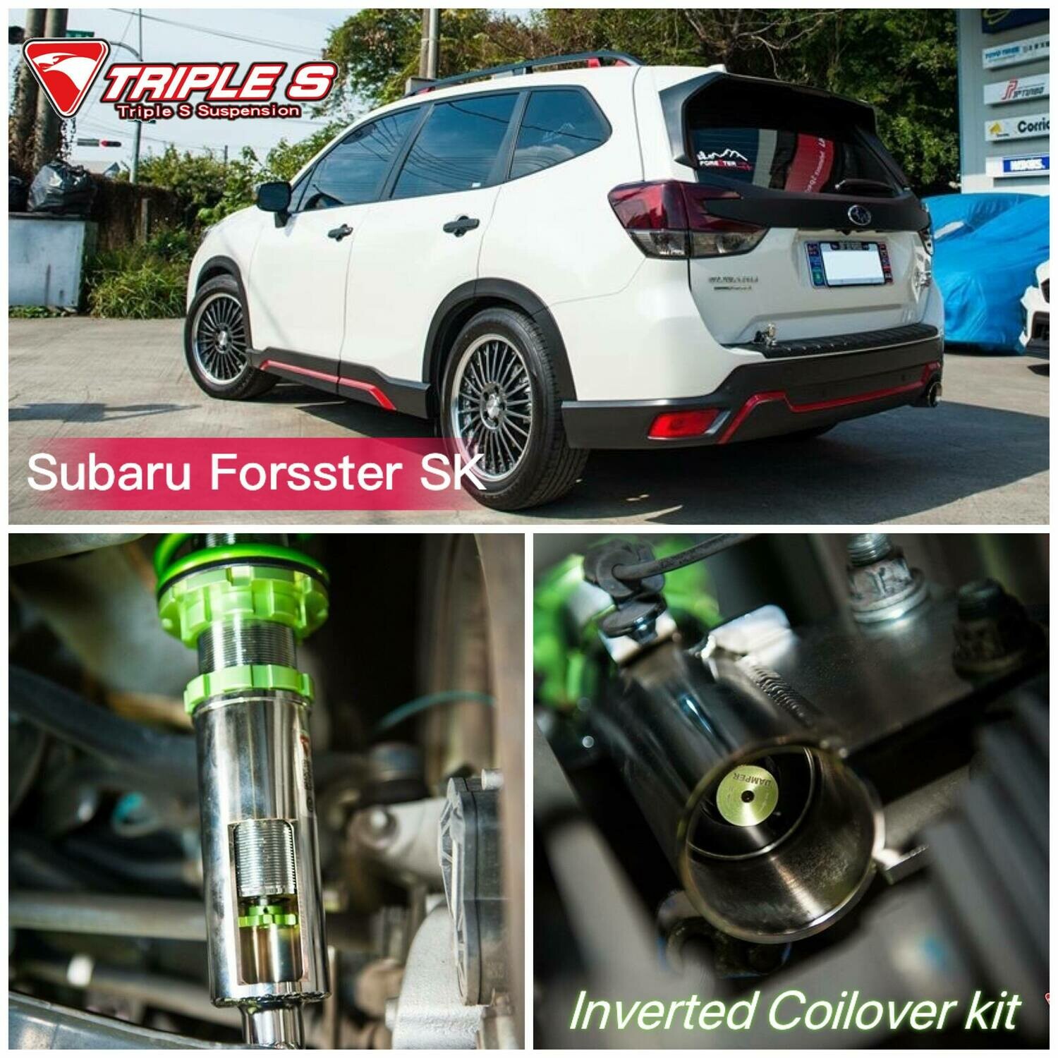 Subaru SJ Forester Triple S Inverted Coilover