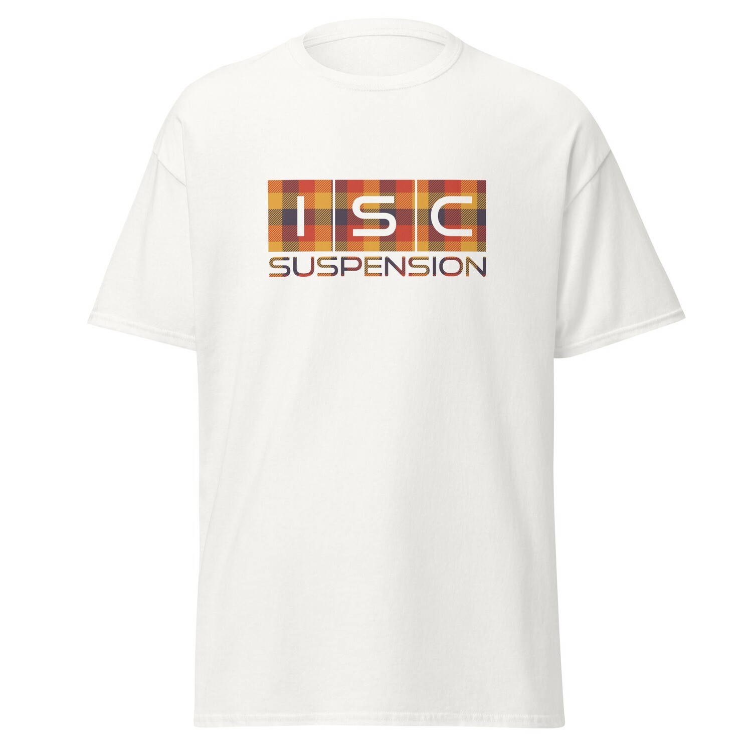 ISC Fall Plaid Tee WHITE