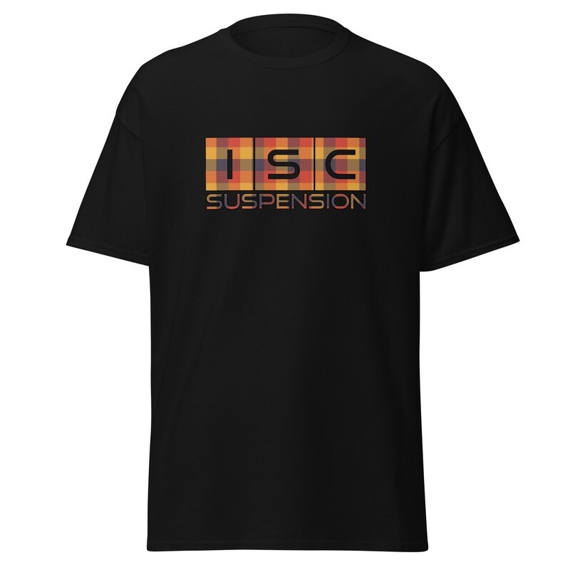 ISC Fall Plaid Tee BLACK