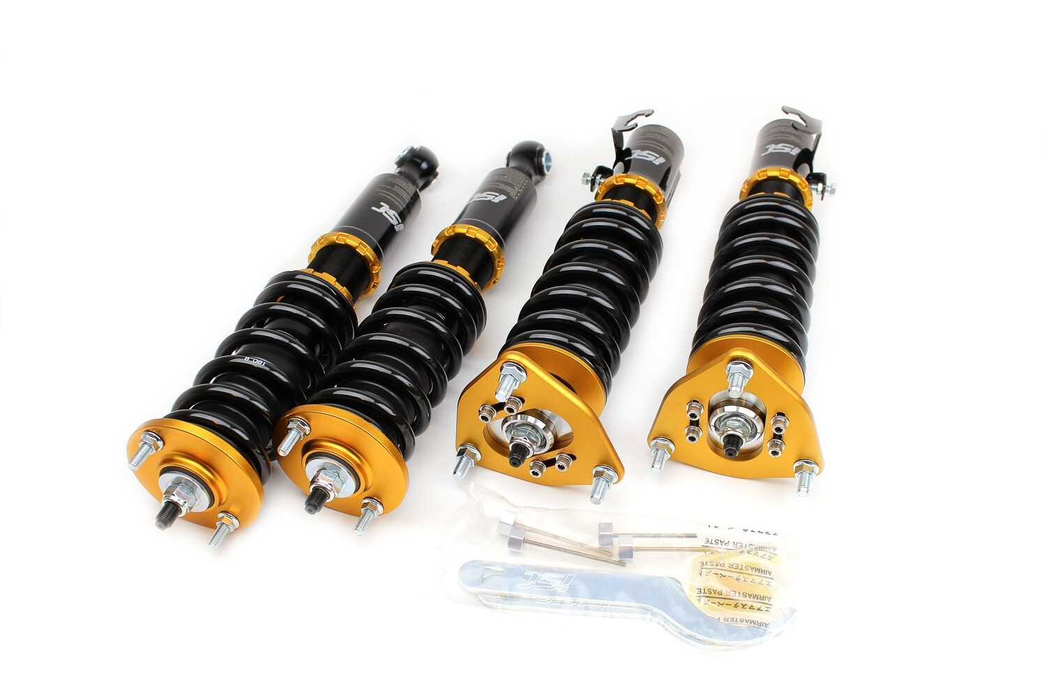 Porsche 996 911 98-05 RWD ISC N1 Coilover Kit With Coilover Covers