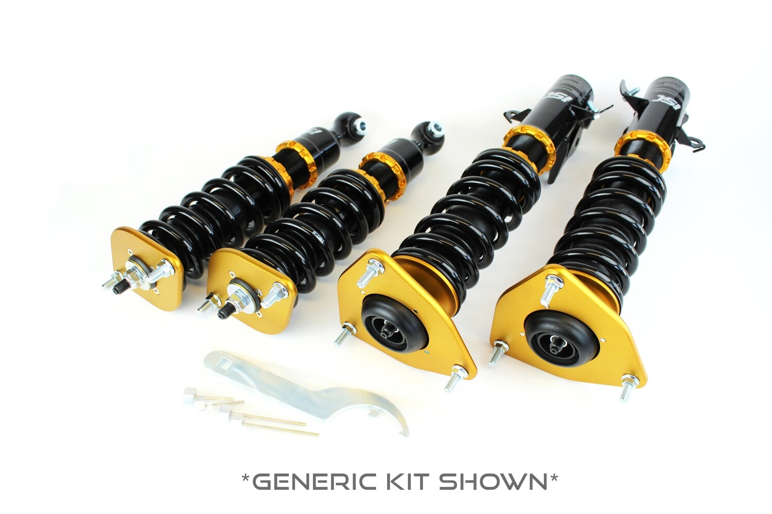 Honda CR-X EF Chassis 88-91 ISC V2 Basic Coilover Suspension With Coilover Covers