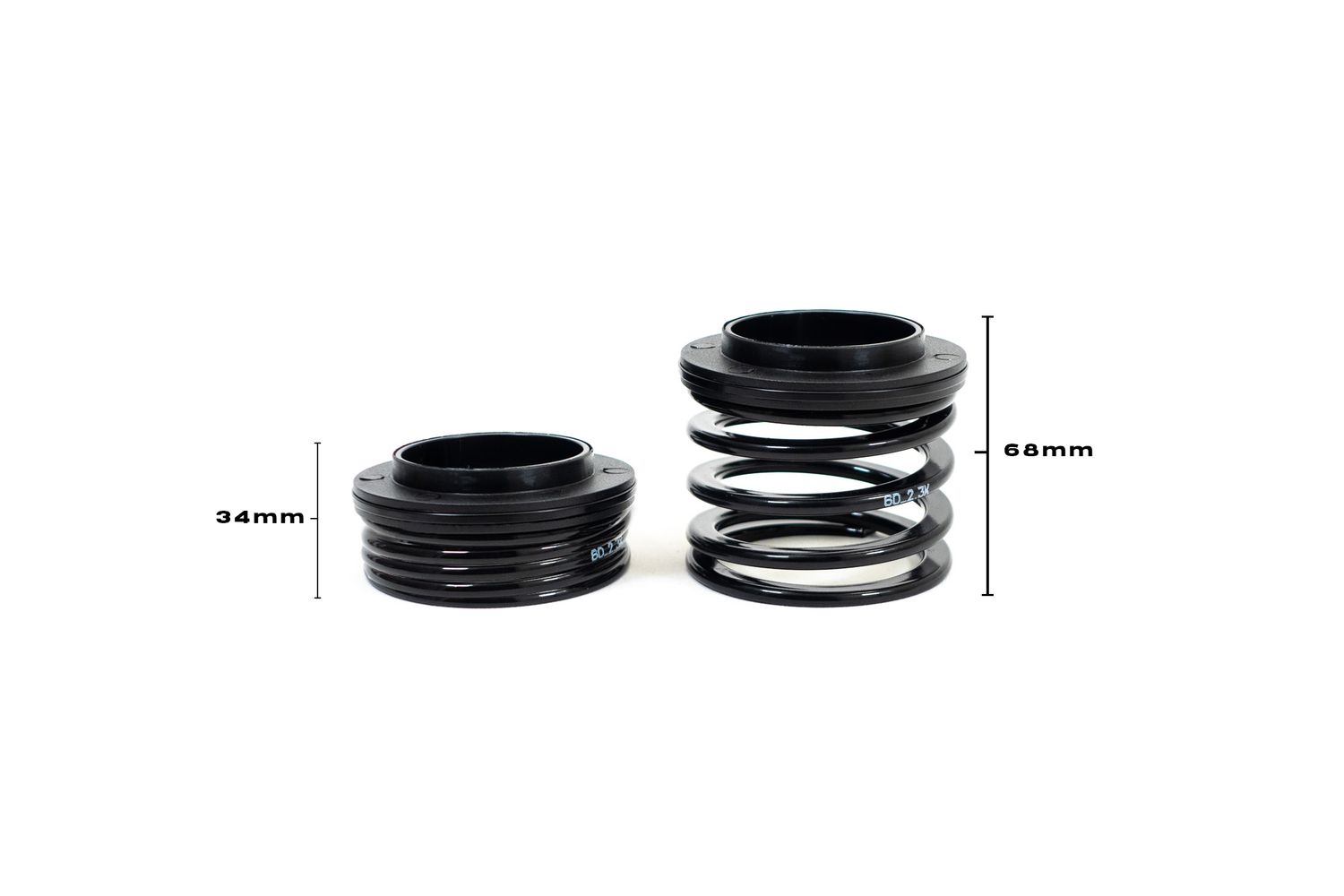GAZ 2.25" ID Helper Spring – 3" Long, 40lb Rate – 2.25 Inch Inner Diameter