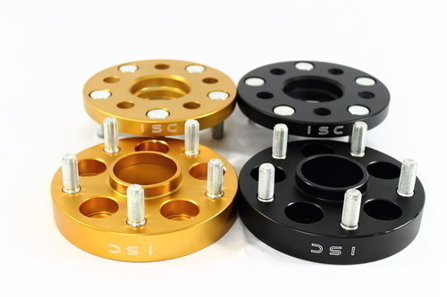 BLACK ISC 5x100 to 5x114 Wheel Adapters 25mm
