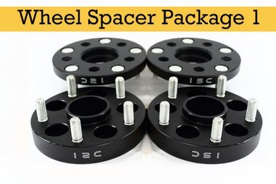 ISC Wheel Spacers 5X100 15mm Front, 25mm Rear - Staggered Fitment