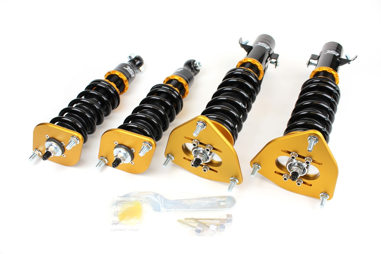 NEW: Subaru WRX STi 08-14 ISC N1 V2 Ultra Low Coilover Suspension With Coilover Covers