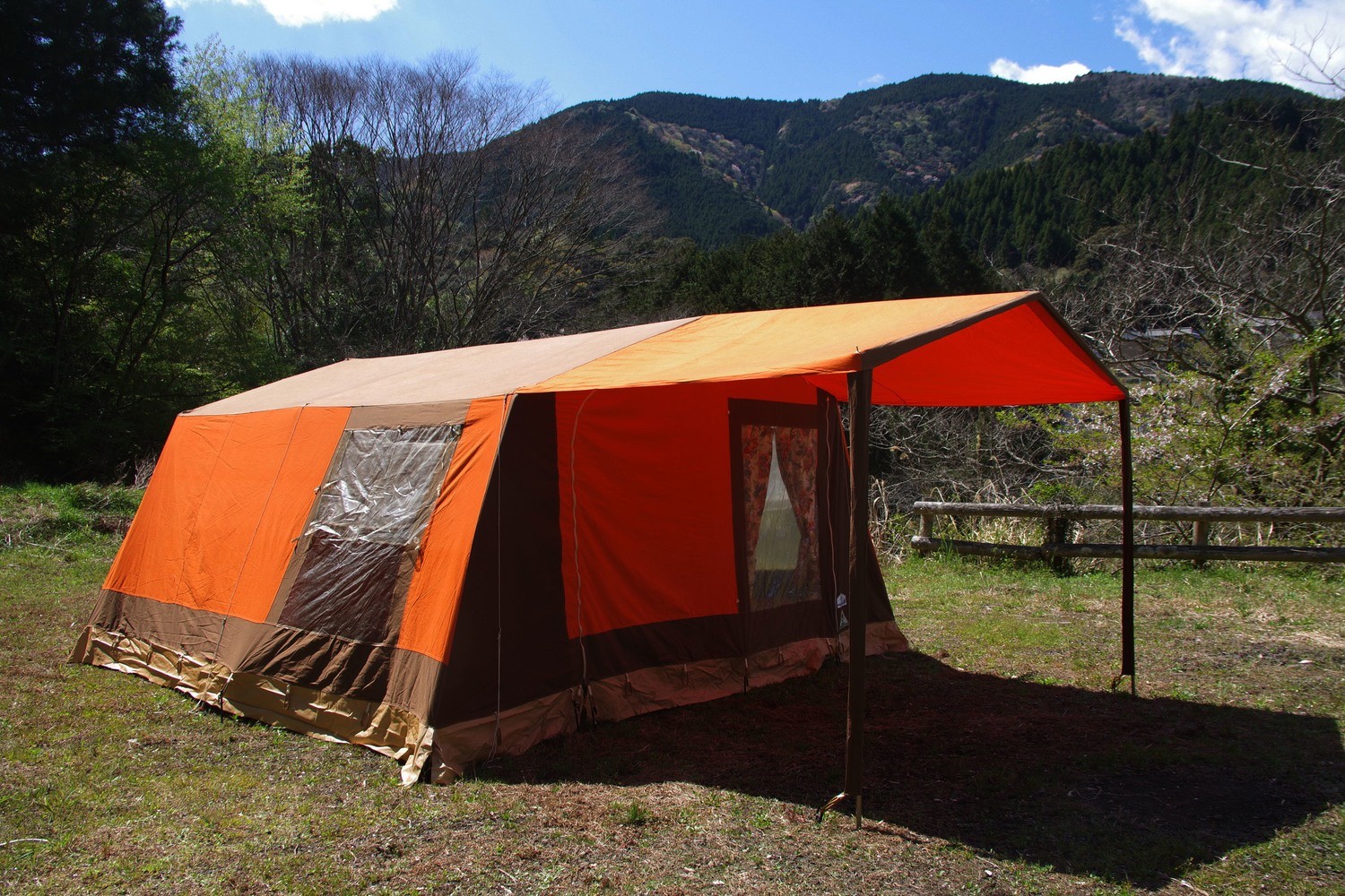 ドイツ製 POUCH × Camping Star 新品同様 大型ロッジテント