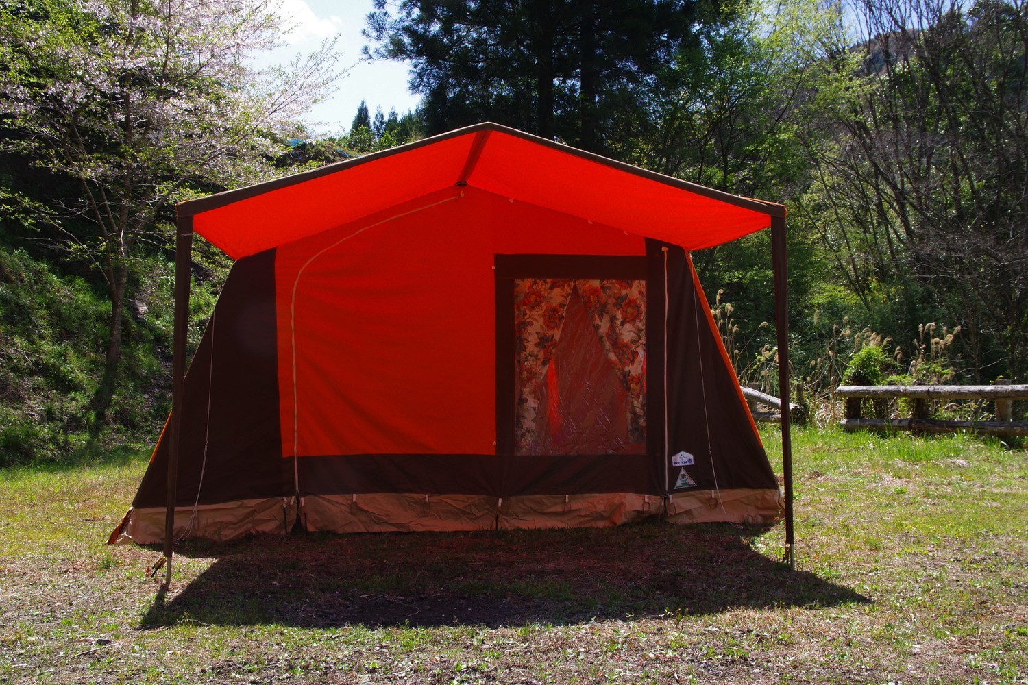 ドイツ製 POUCH × Camping Star 新品同様 大型ロッジテント