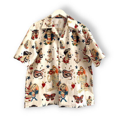 Hawaii Style Shirt Male Size M