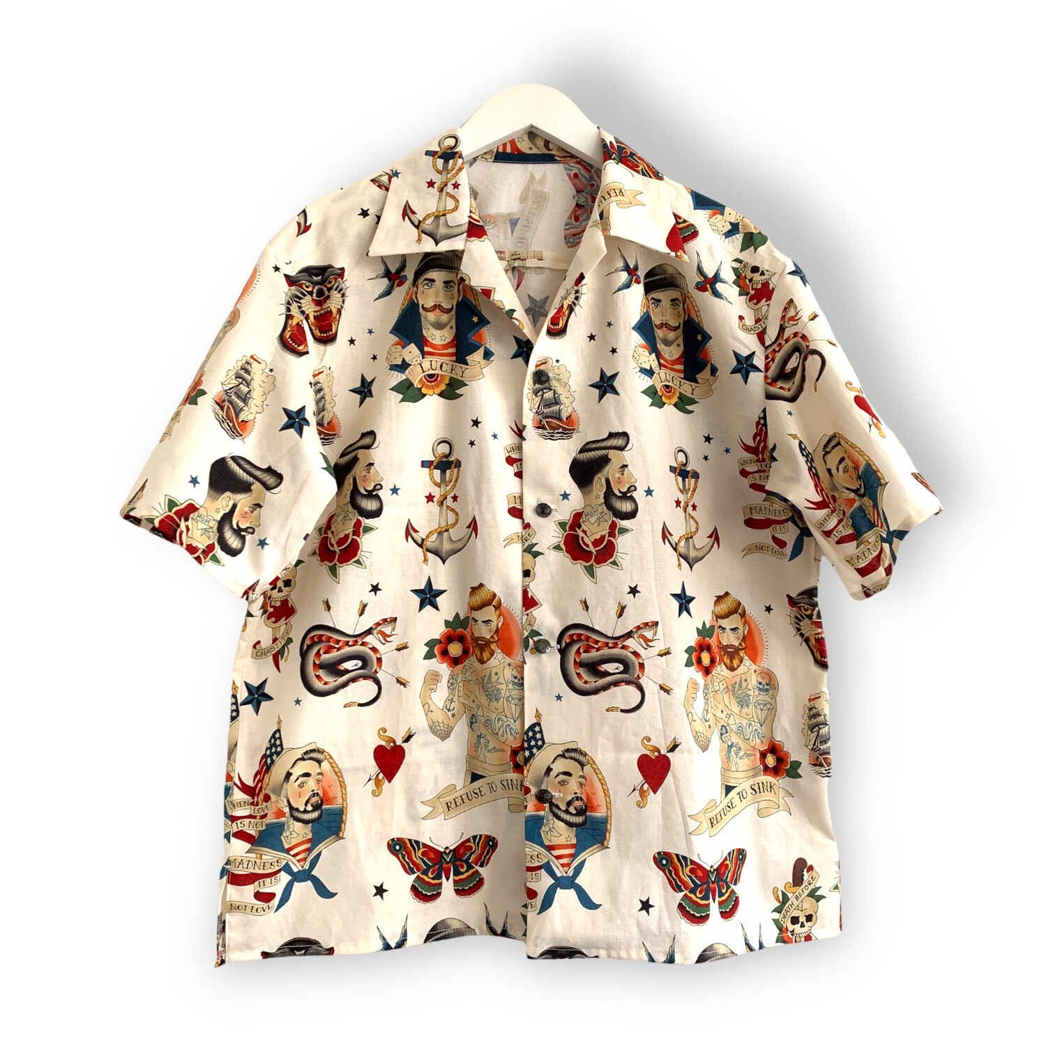 Hawaii Style Shirt Male Size M