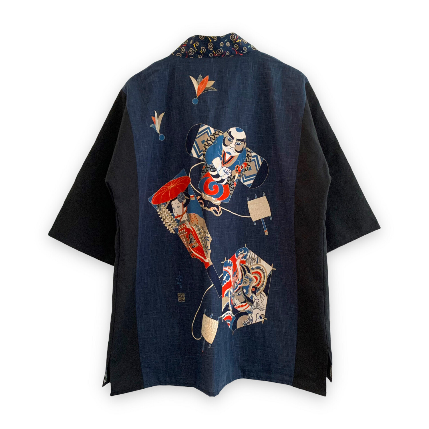 Kimono Style Outer With Three Quarter Sleeves