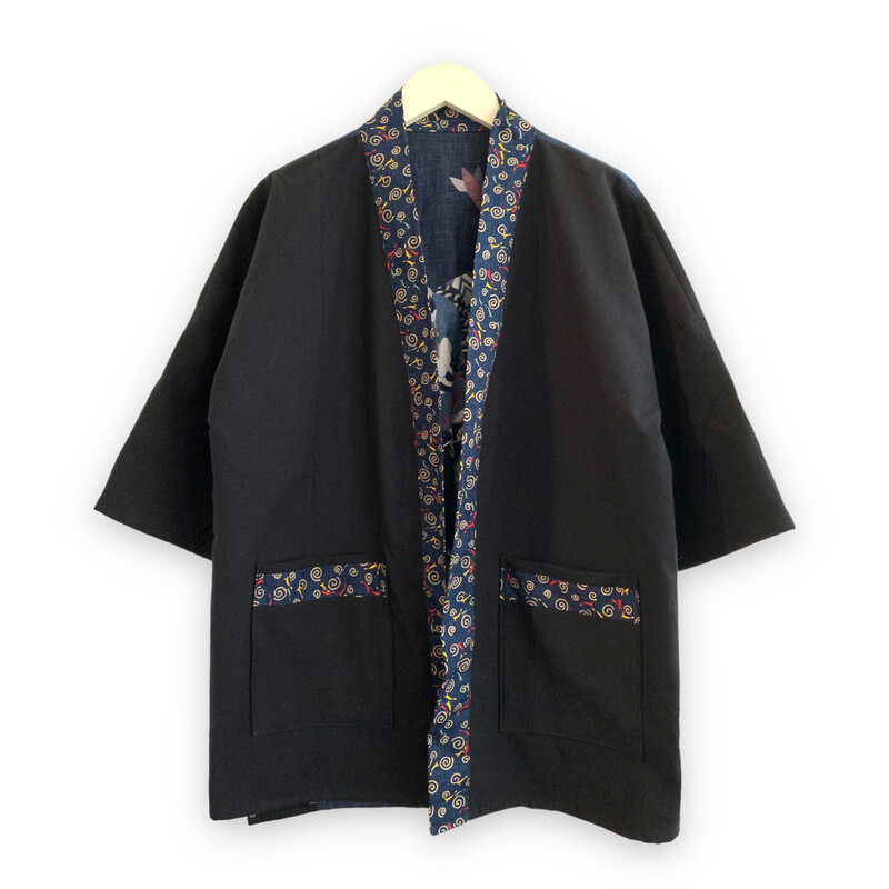 Kimono Style Outer With Three Quarter Sleeves