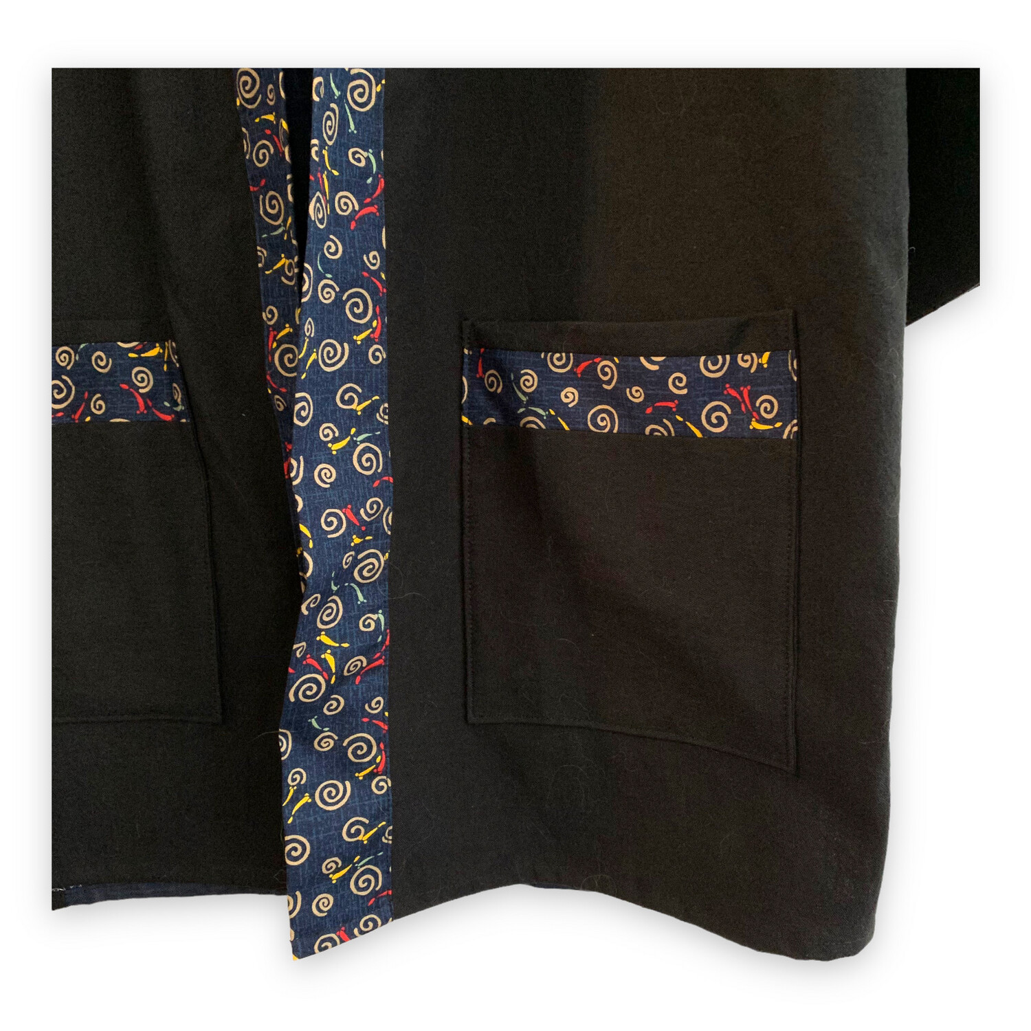 Kimono Style Outer With Three Quarter Sleeves