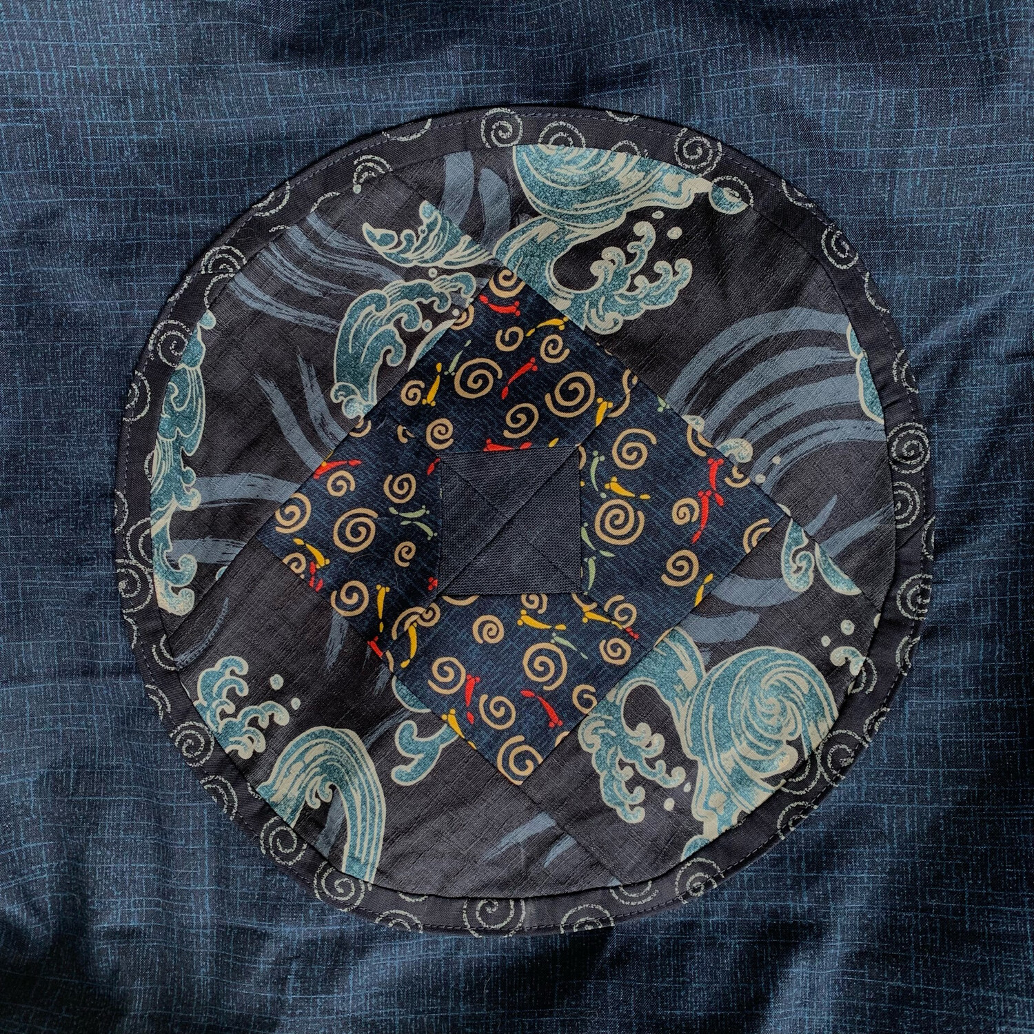 Kimono Style Outer With Three Quarter Sleeves - Cotton