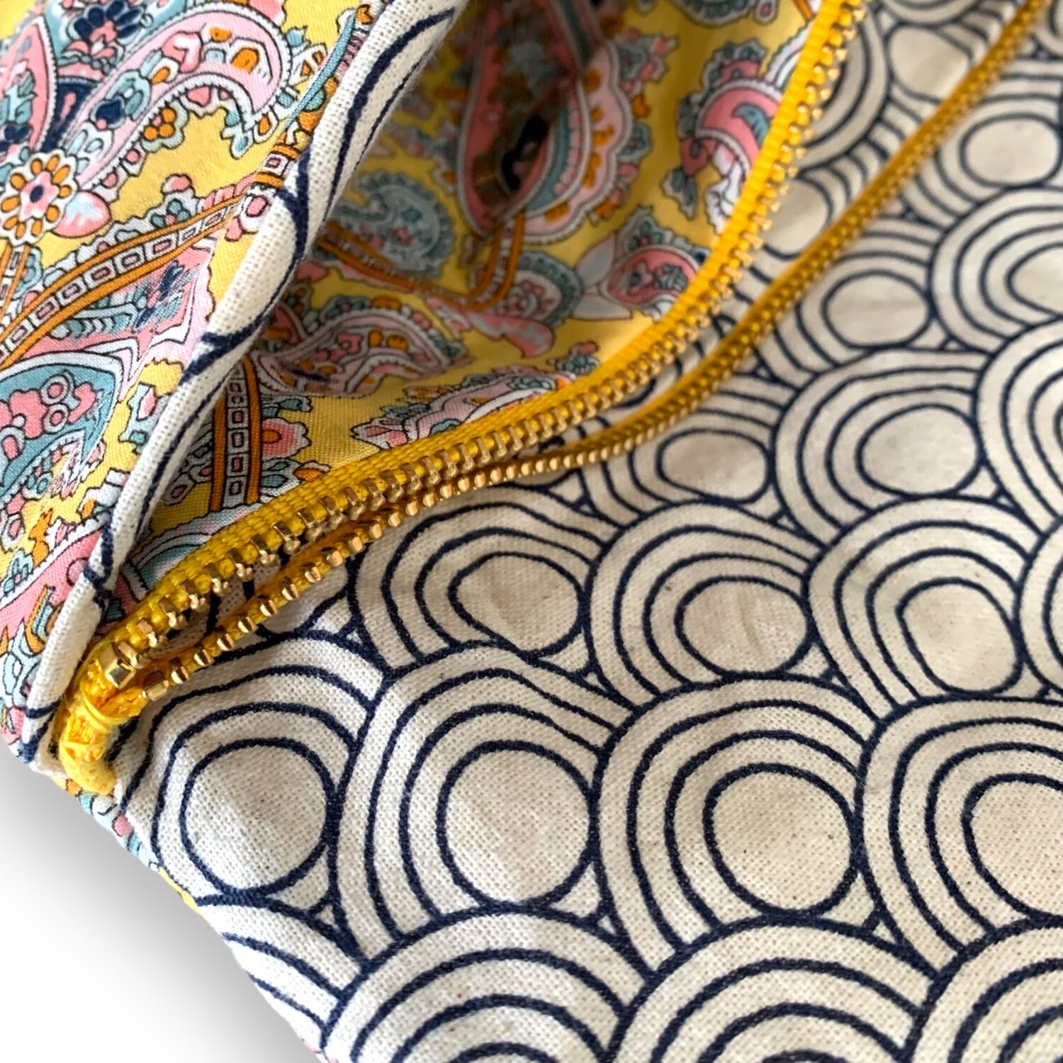 Flap Pouch With Inner Zipper Pocket