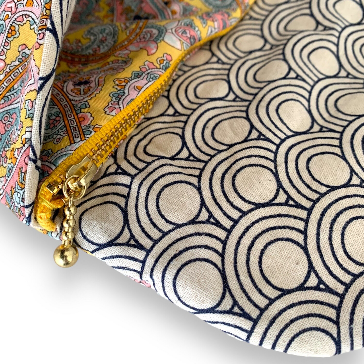 Flap Pouch With Inner Zipper Pocket