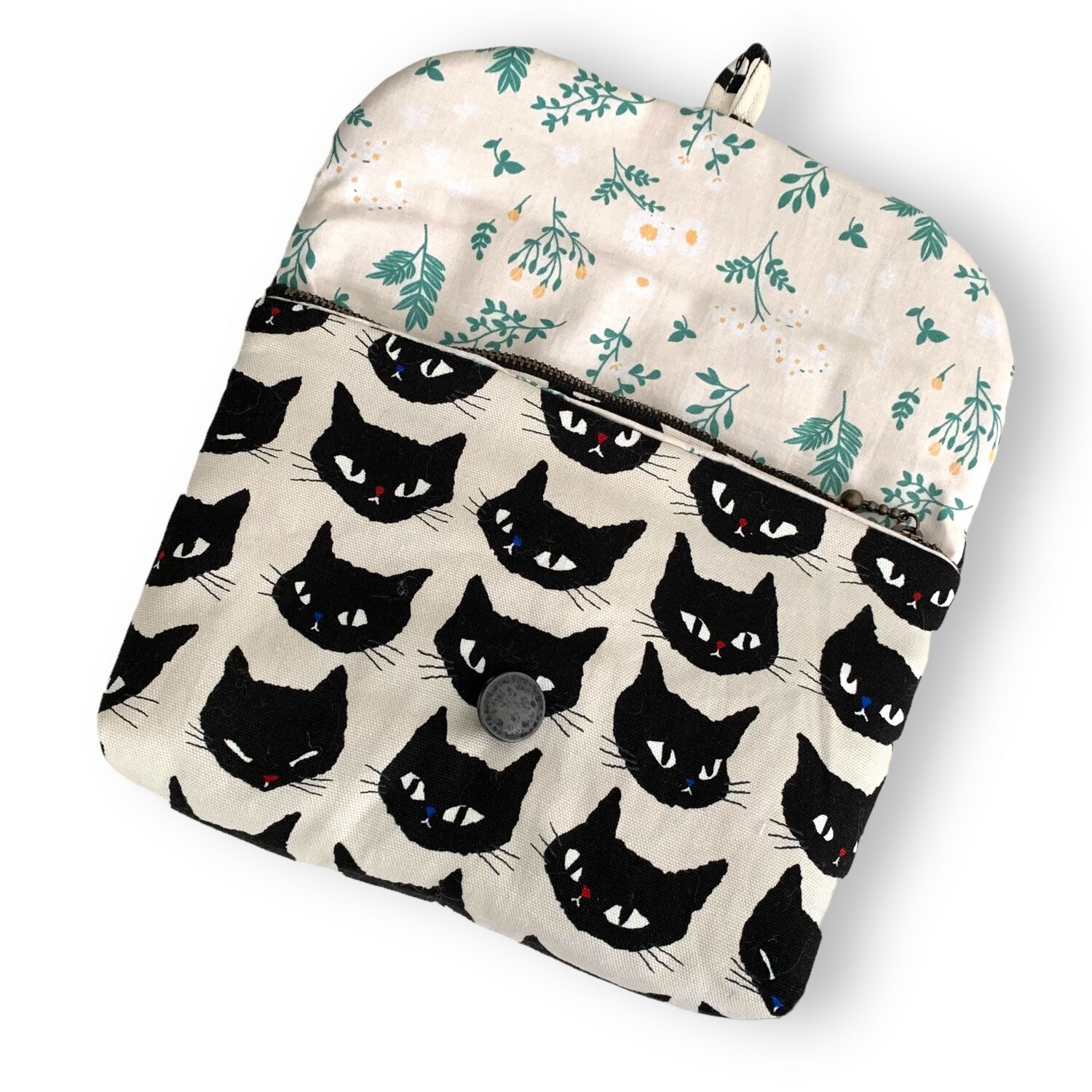 Flap Pouch With Inner Zipper Pocket