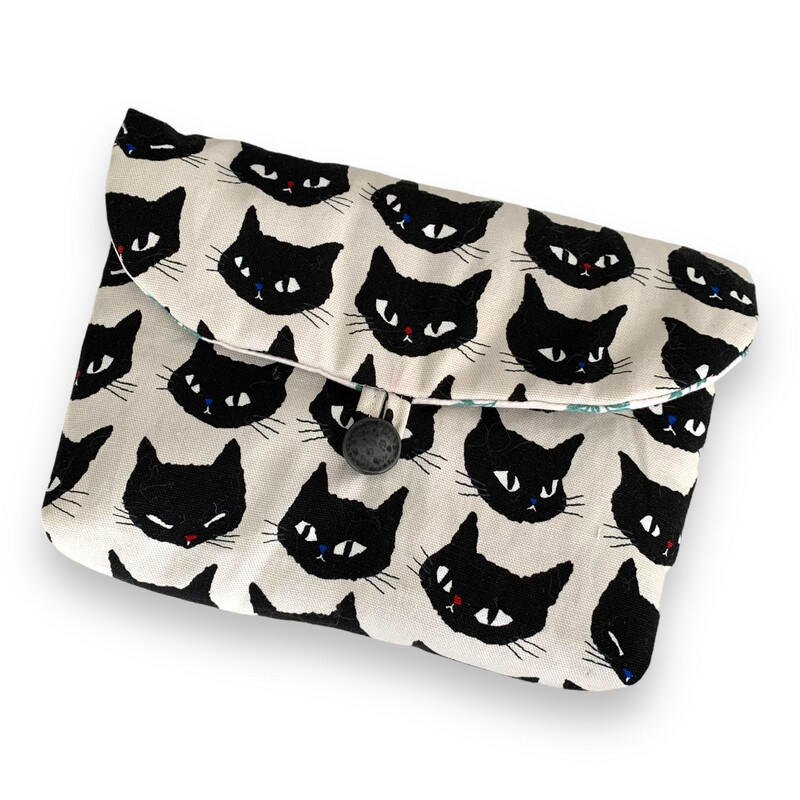 Flap Pouch With Inner Zipper Pocket