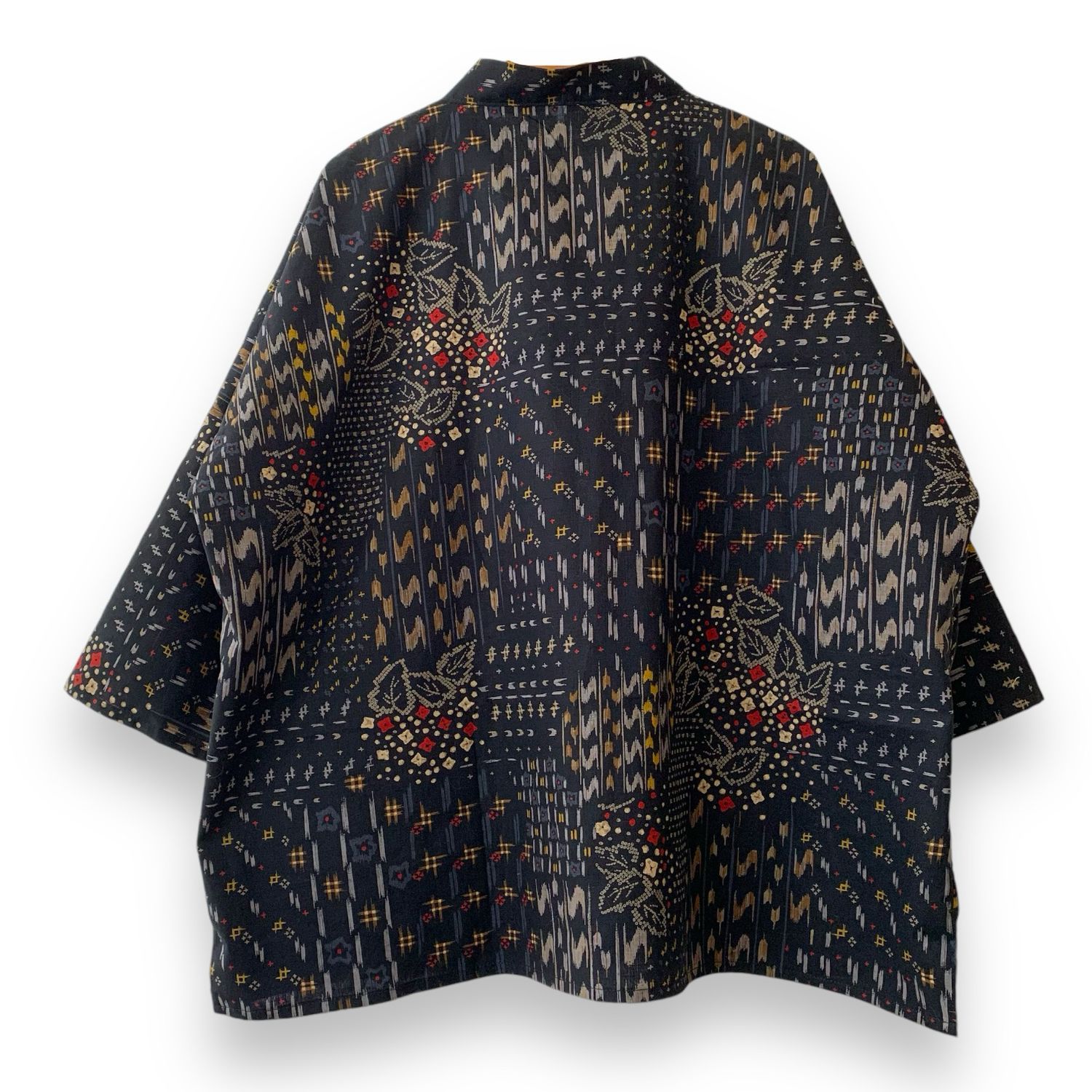 Kimono Style Outer With Three Quarter Sleeves - Cotton