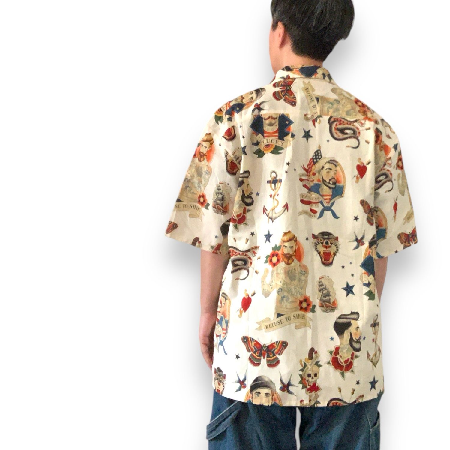 Hawaii Style Shirt Male Size M