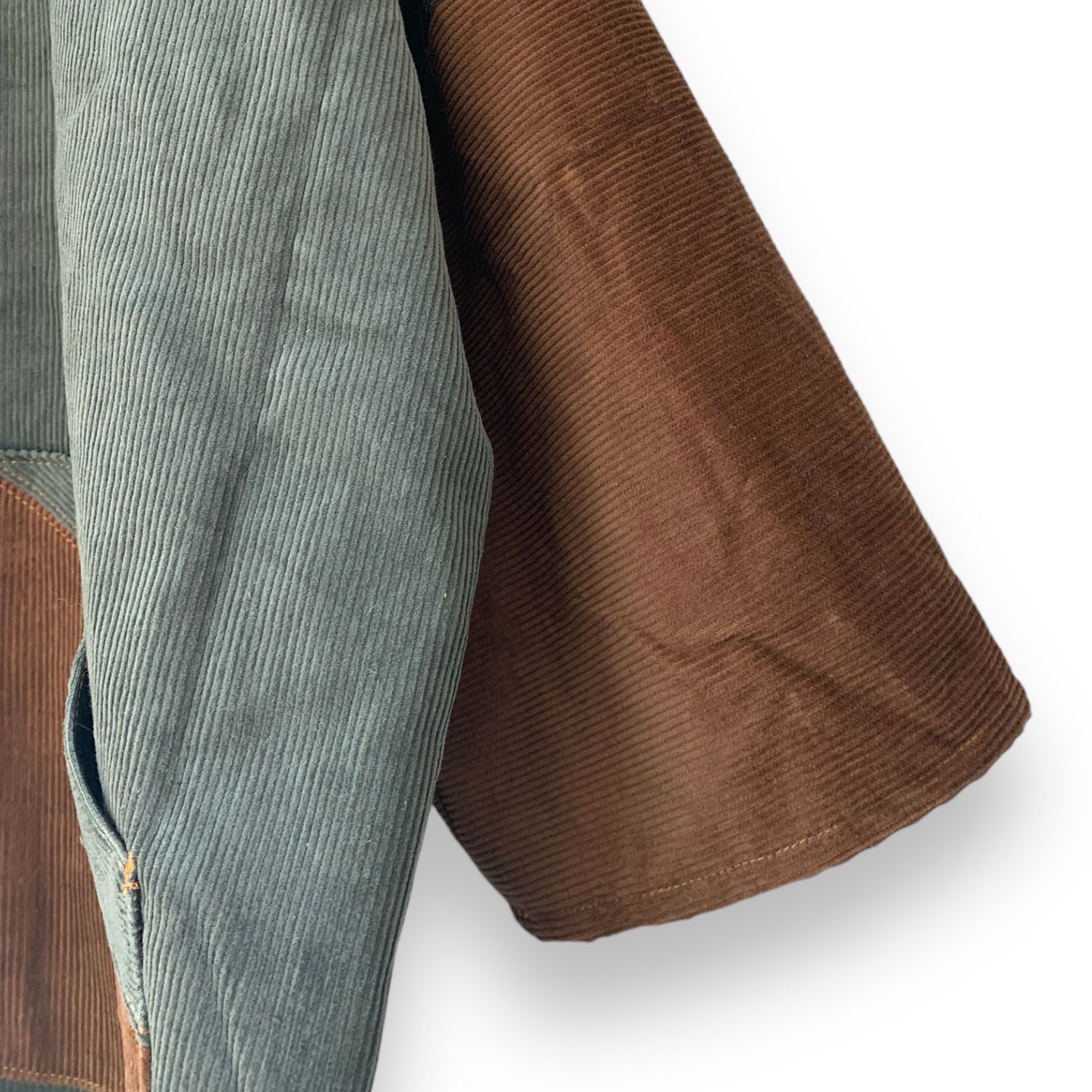 Kimono Style Outer With Three Quarter Sleeves - Corduroy
