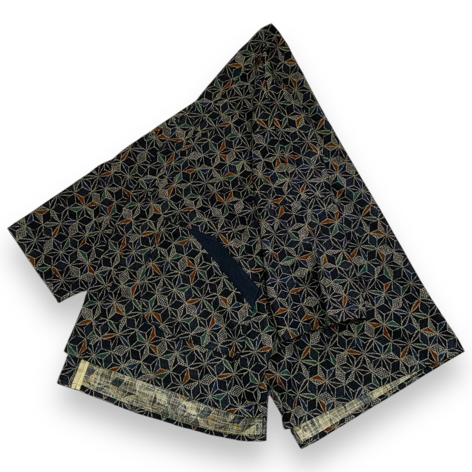 Kimono Style Outer With Three Quarter Sleeves - Cotton