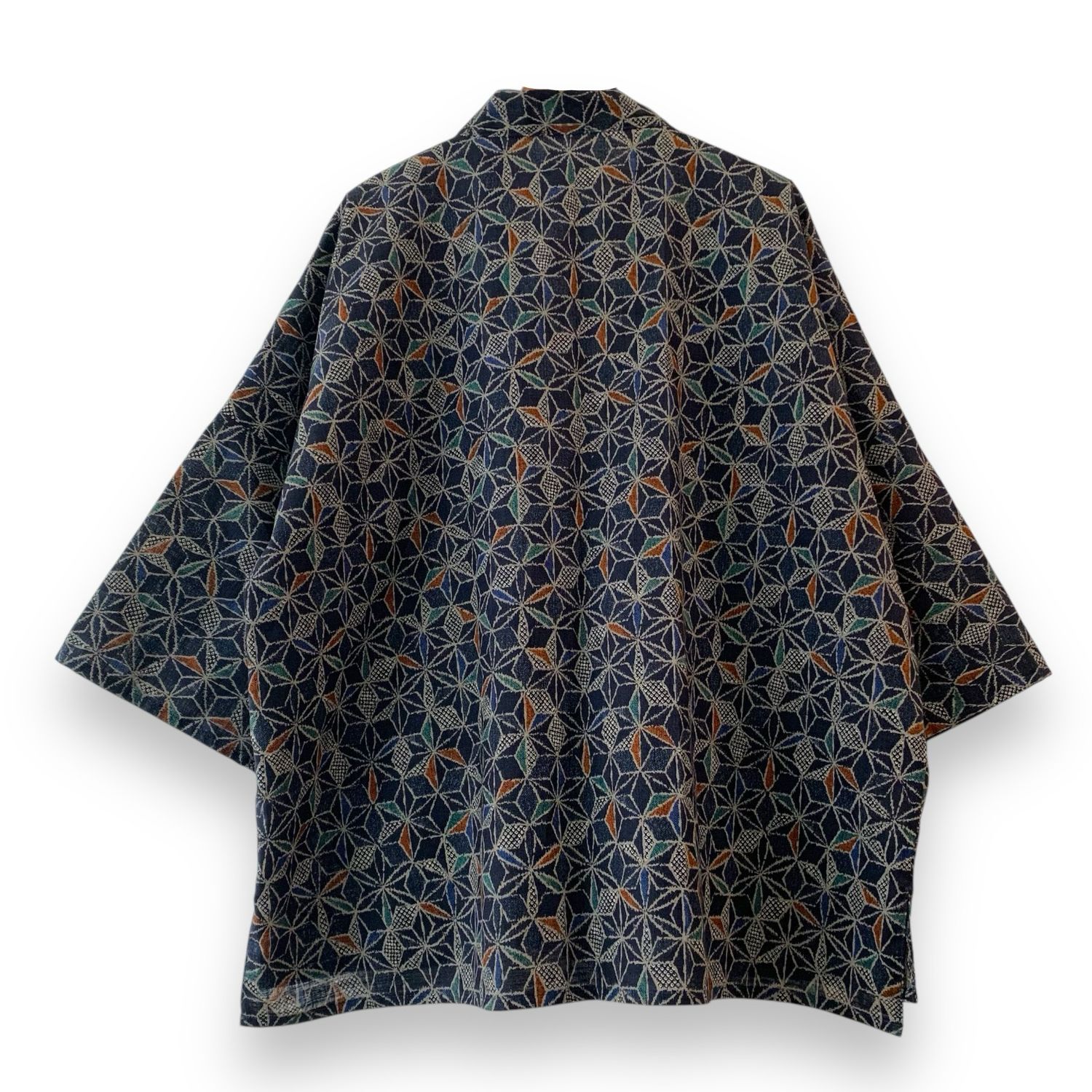 Kimono Style Outer With Three Quarter Sleeves - Cotton