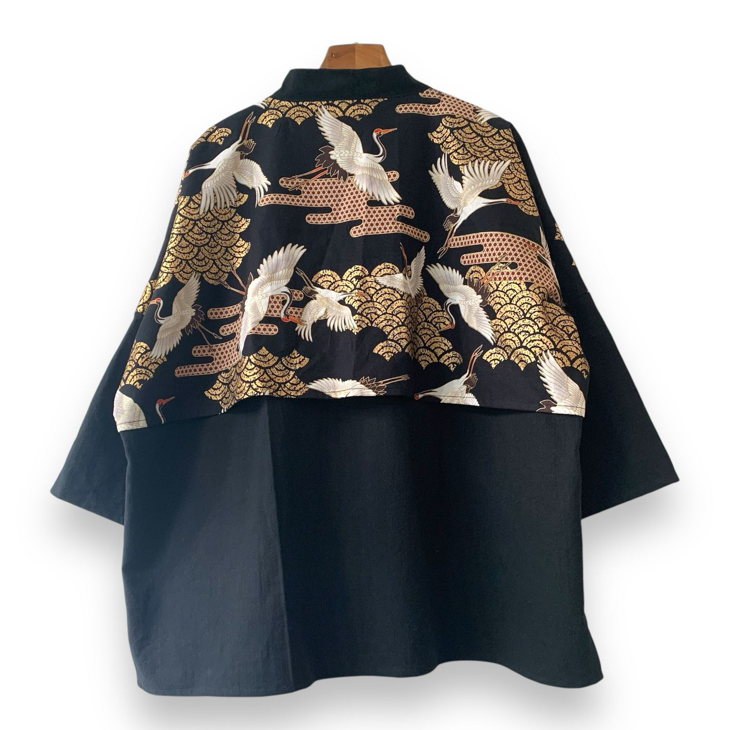 Kimono Style Outer With Three Quarter Sleeves - Cotton