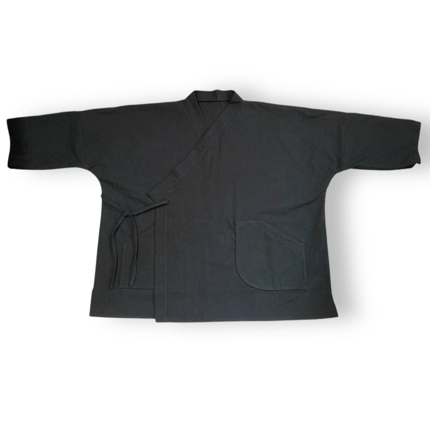 New Kimono Style Outer With Three Quarter Sleeves - Cotton