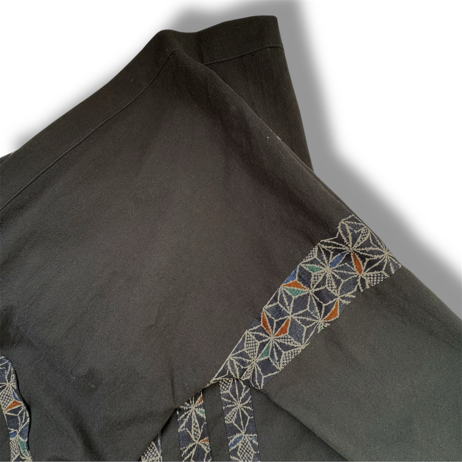 Kimono Style Outer With Three Quarter Sleeves - Cotton